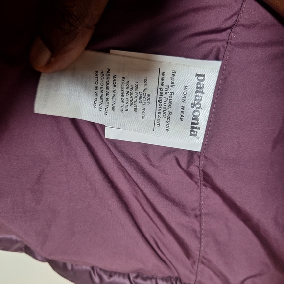 Patagonia Women's Radalie Parka Insulated Quilted Jacket Deep Mahogany Size S - Picture 4 of 8